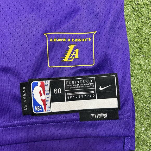 Nike Los Angeles Lakers LeBron James City Edition Swingman Jersey Men’s 3XL NWT - Picture 4 of 9